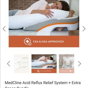 MedCline Acid Reflux Relief System + Extra Cases Bundle